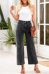 Patch Pocket Straight Leg Loose Fit Jeans